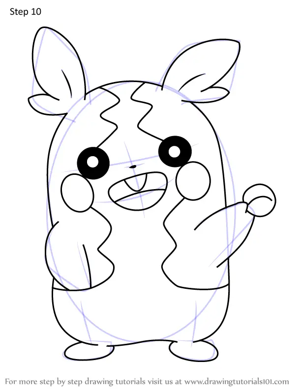 Learn How to Draw Morpeko from Pokemon (Pokemon) Step by Step : Drawing