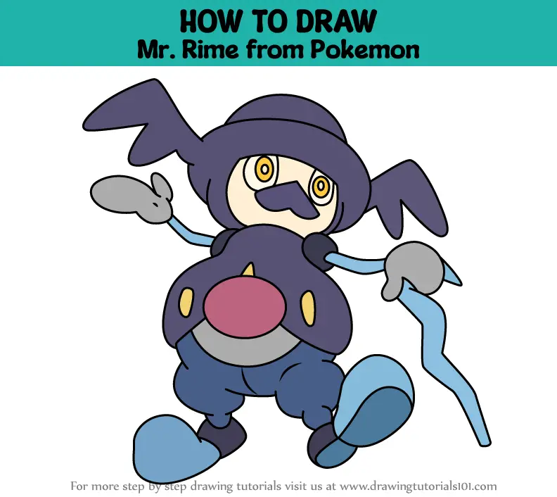 mr rime coloring page in pdf pokemon