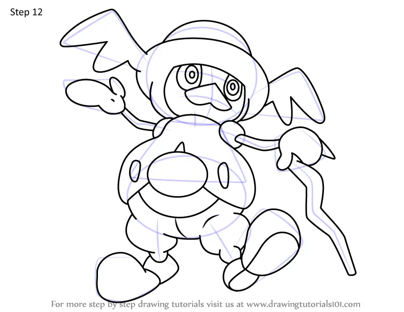 printable coloring pages mr rime pokemon