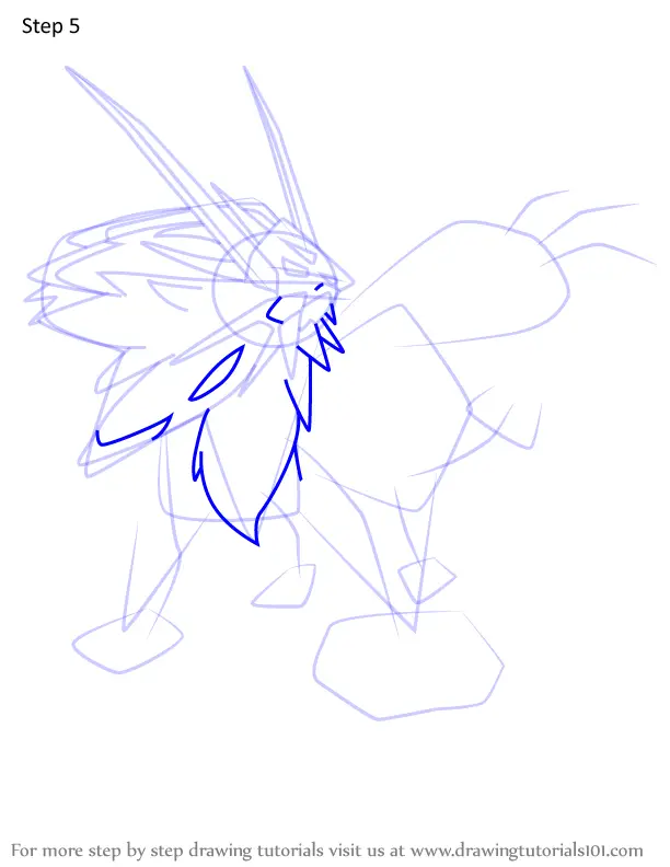 How to Draw Necrozma Dusk Mane from Pokemon (Pokemon) Step by Step ...