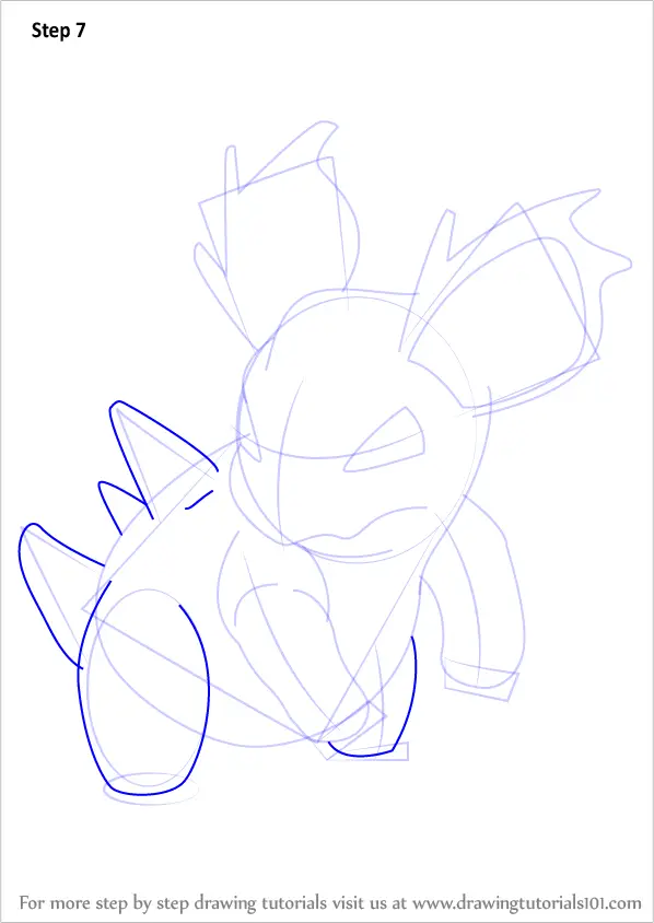 How to Draw Nidorina from Pokemon (Pokemon) Step by Step ...