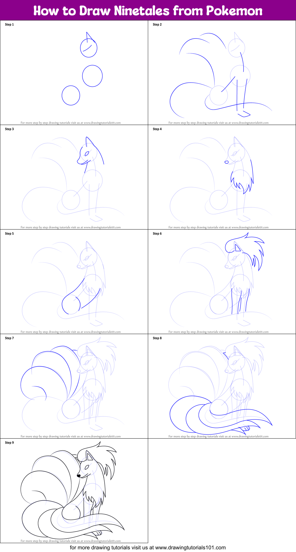 How to Draw from Pokemon (Pokemon) Step by Step