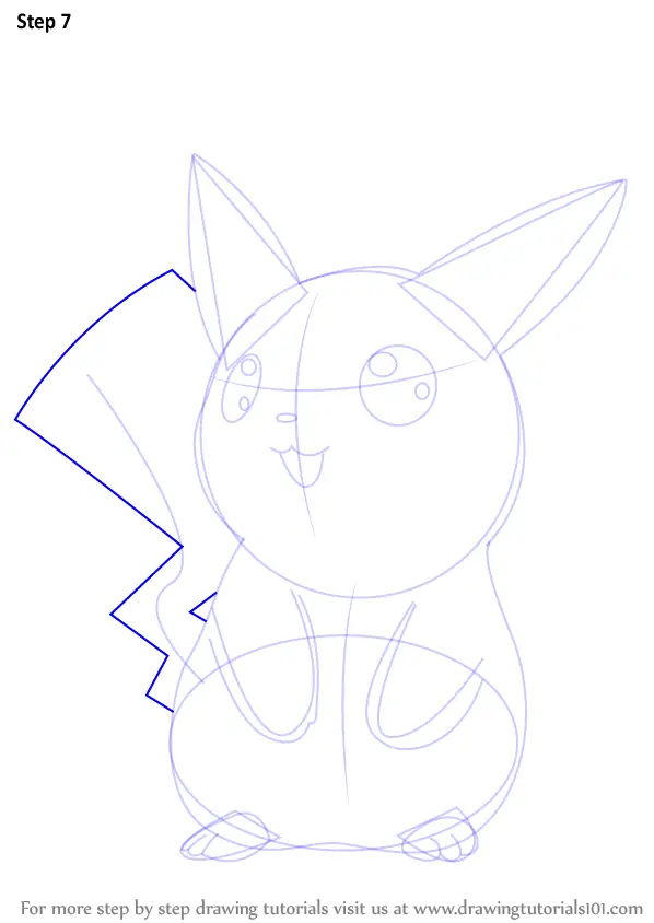 Download Step by Step How to Draw Ninja Pikachu from Pokemon ...