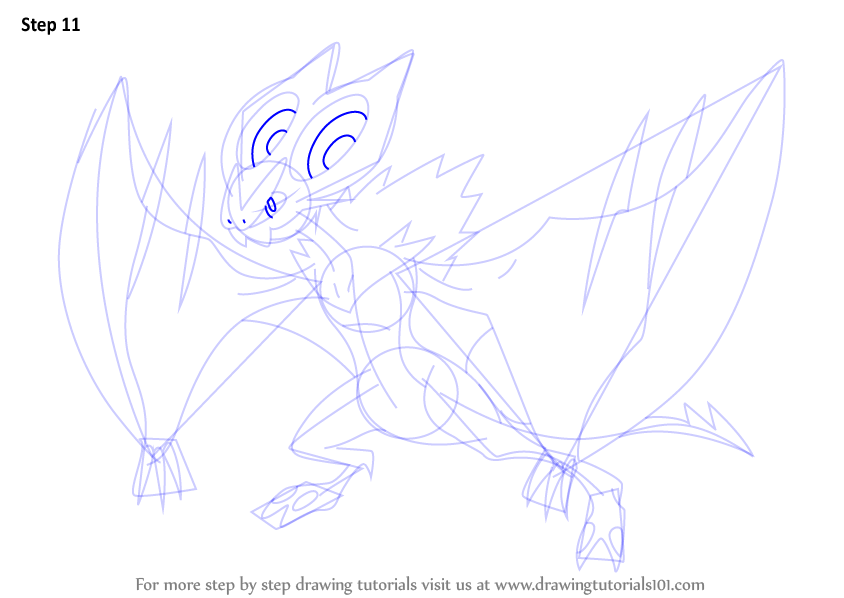 Download Learn How to Draw Noivern from Pokemon (Pokemon) Step by Step : Drawing Tutorials