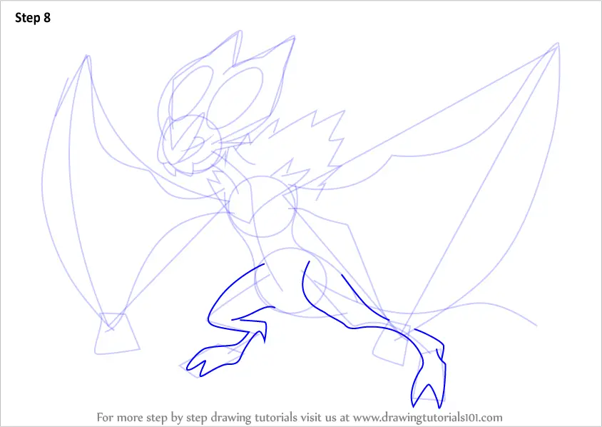 Download Learn How to Draw Noivern from Pokemon (Pokemon) Step by Step : Drawing Tutorials