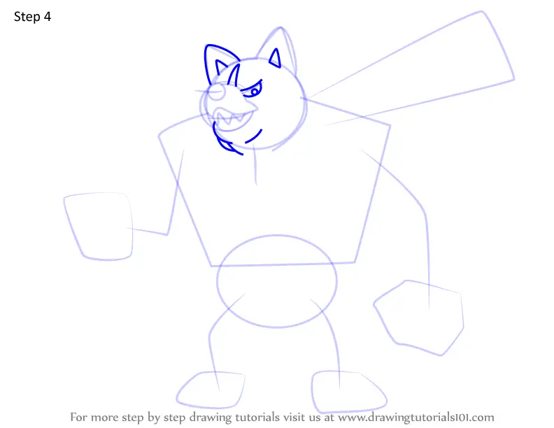 How to Draw Okidogi from Pokemon (Pokemon) Step by Step ...