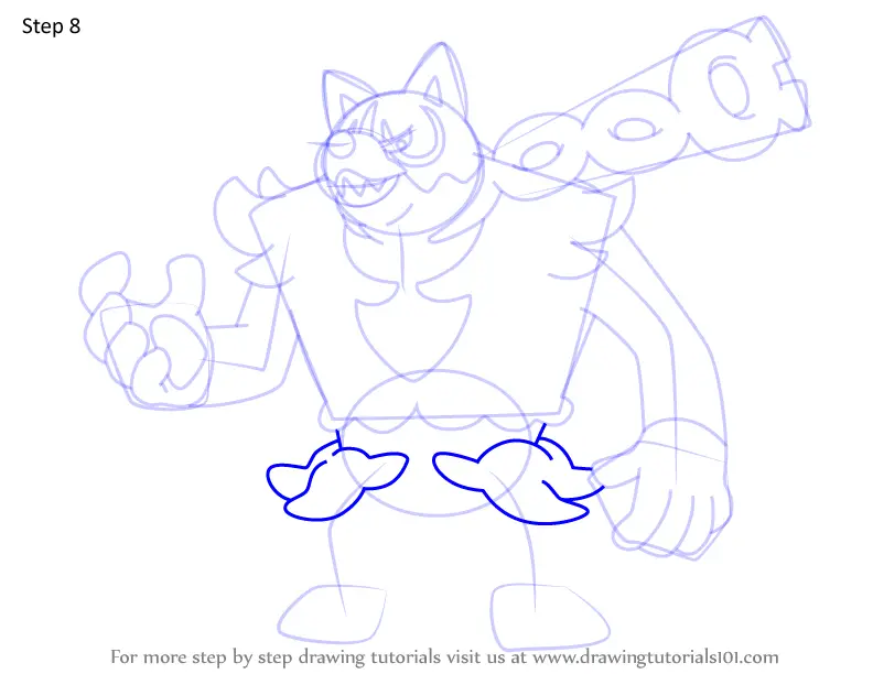 How to Draw Okidogi from Pokemon (Pokemon) Step by Step ...