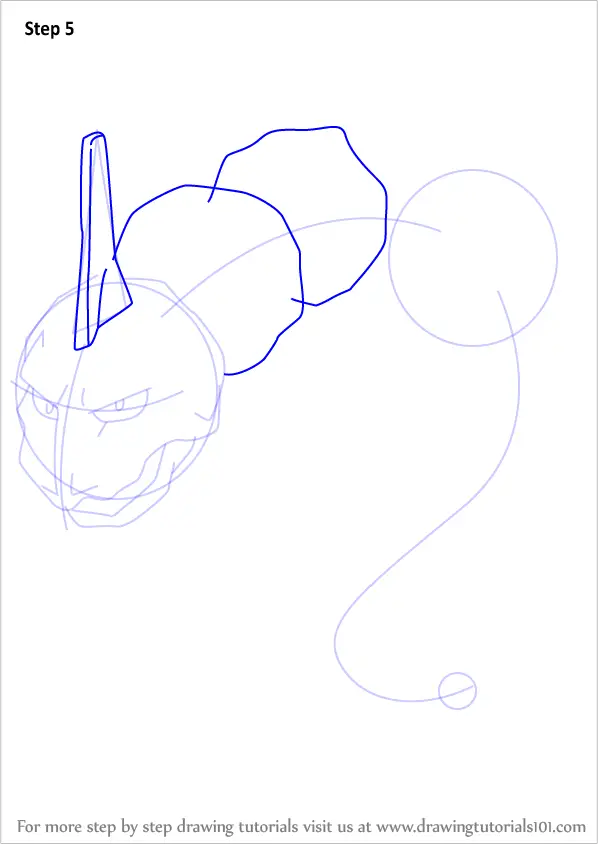 Learn How To Draw Onix From Pokemon Pokemon Step By Step Drawing Tutorials