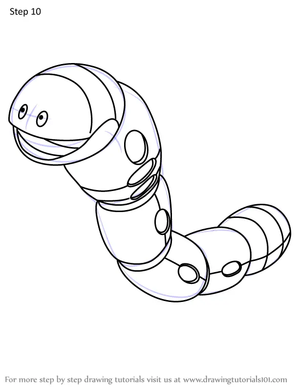 orthworm coloring page in pdf pokemon