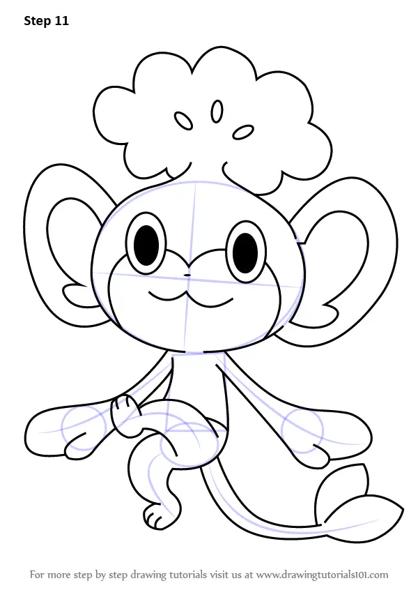 printable coloring pages pansage pokemon