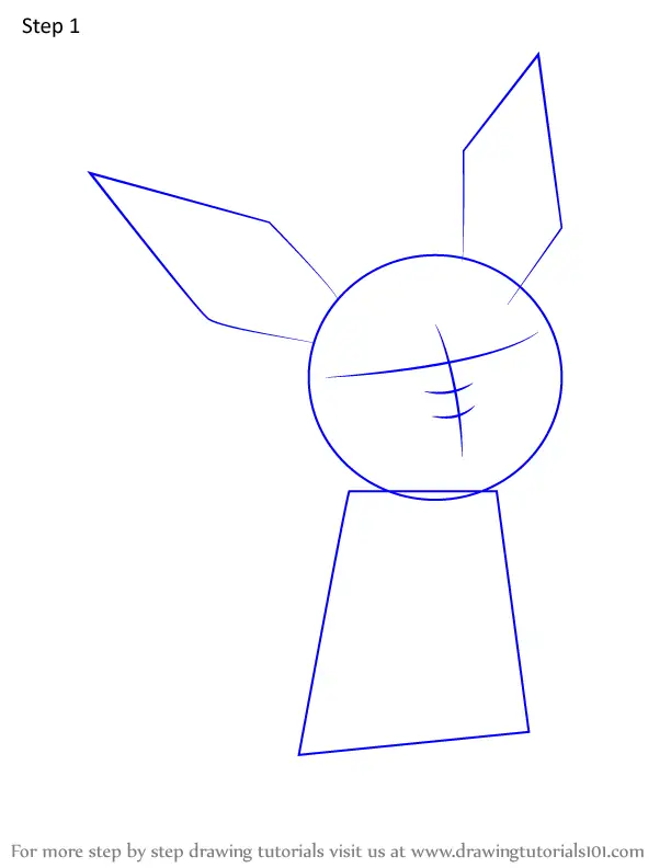 How to Draw Partner Eevee from Pokemon (Pokemon) Step by Step ...