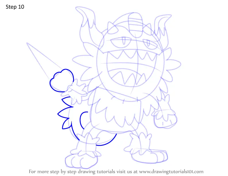 perrserker coloring pages printable pokemon