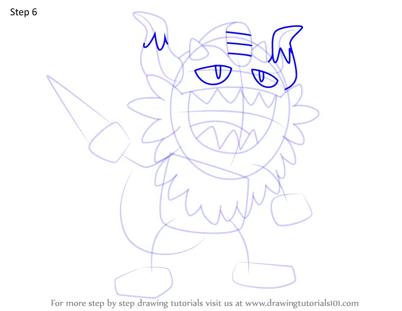 How to Draw Perrserker from Pokemon (Pokemon) Step by Step ...