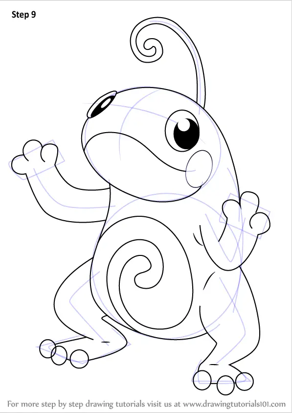 Learn How to Draw Politoed from Pokemon (Pokemon) Step by Step