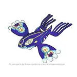How to Draw Primal Kyogre from Pokemon