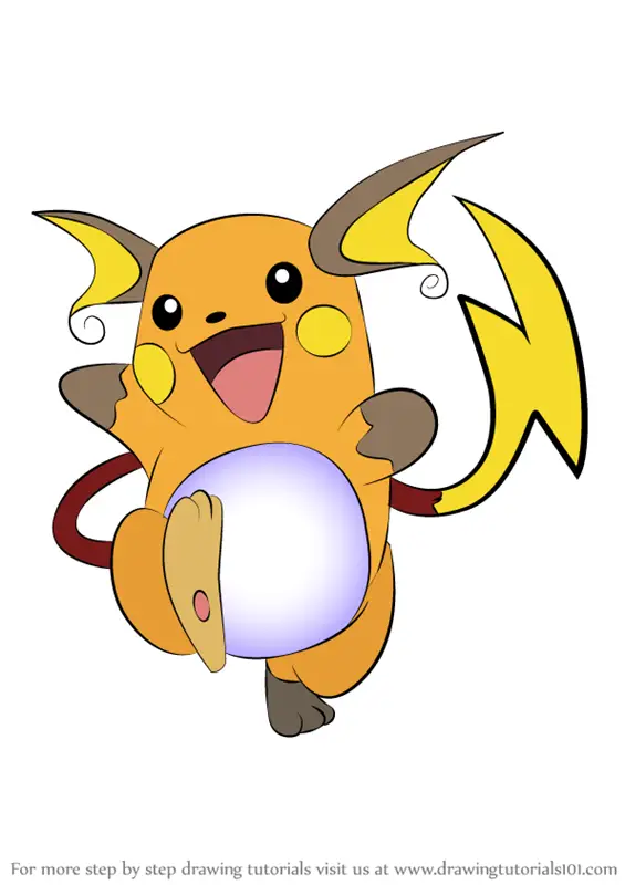 Cómo dibujar a RAICHU (Pokémon GO)  How to draw Raichu (Pokemon Go) 