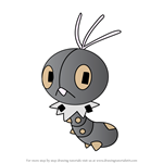 How to Draw Scatterbug from Pokemon