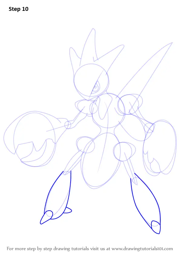 How to Draw Scizor from Pokemon (Pokemon) Step by Step ...