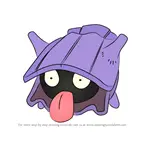How to Draw Shellder from Pokemon