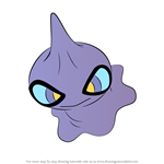 How to Draw Shuppet from Pokemon