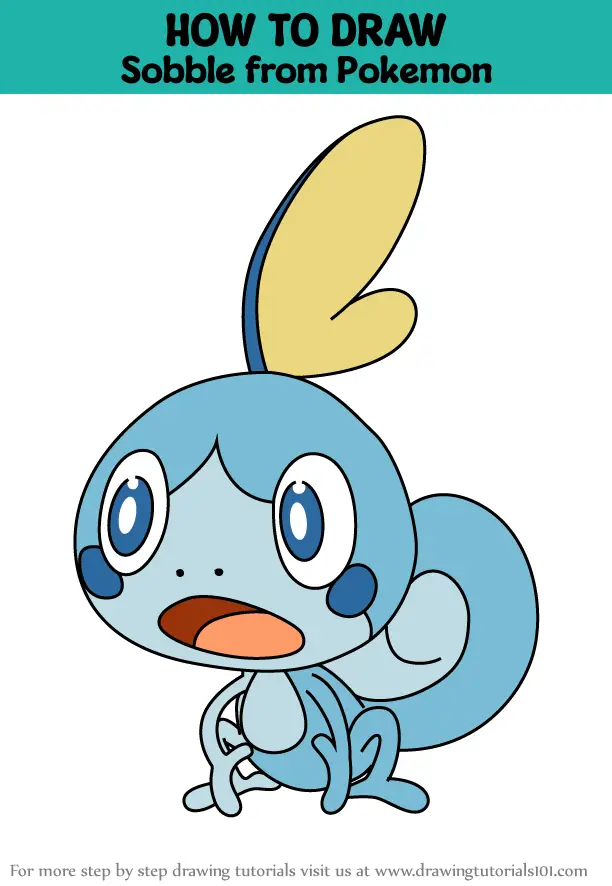 How to Draw Sobble from Pokemon (Pokemon) Step by Step