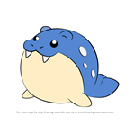 How to Draw Spheal from Pokemon
