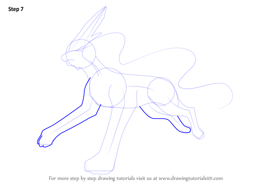 Learn How to Draw Suicune from Pokemon (Pokemon) Step by Step : Drawing