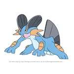 How to Draw Swampert from Pokemon