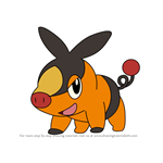 How to Draw Tepig from Pokemon