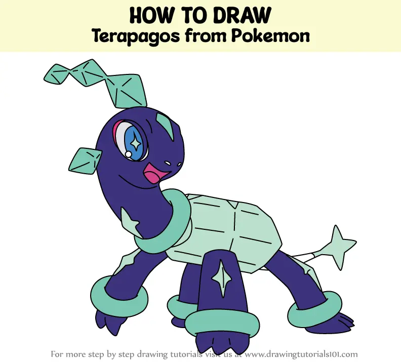 How to Draw Terapagos from Pokemon (Pokemon) Step by Step ...