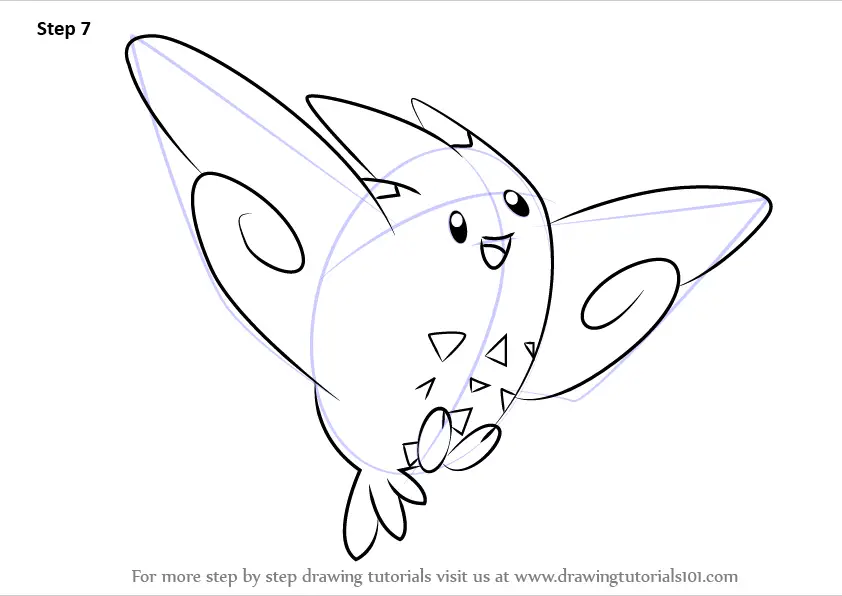 Learn How to Draw Togekiss from Pokemon (Pokemon) Step by Step