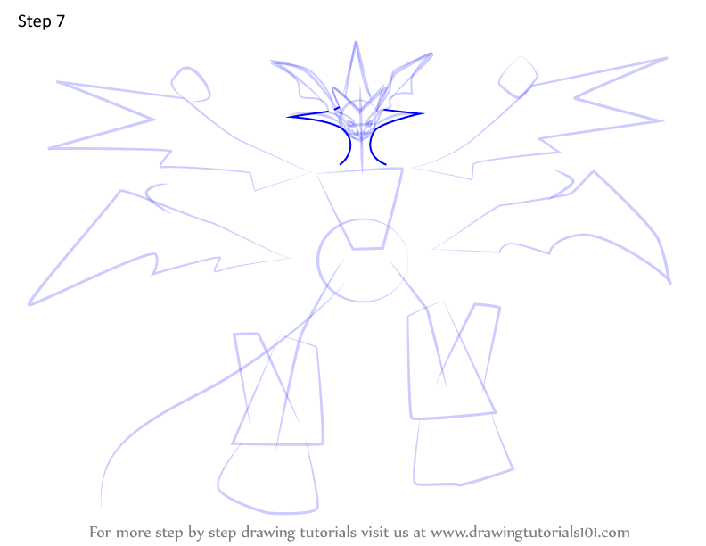 How To Draw Ultra Necrozma From Pokemon (Pokemon) Step By Step ...