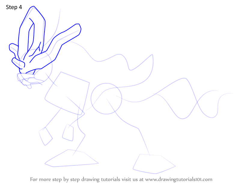 How to Draw Walking Wake from Pokemon (Pokemon) Step by Step ...