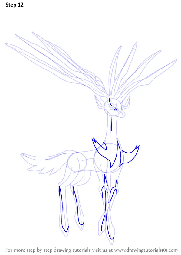 Learn How to Draw Xerneas from Pokemon (Pokemon) Step by