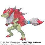 How to Draw Zoroark from Pokemon