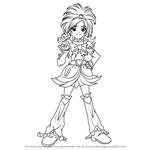 How to Draw Cure Bloom from Pretty Cure