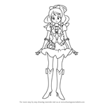 How to Draw Cure Honey from Pretty Cure