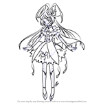How to Draw Cure Magical from Pretty Cure
