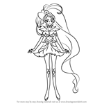 How to Draw Cure Mermaid from Pretty Cure