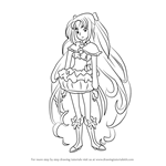 How to Draw Cure Muse from Pretty Cure