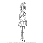 How to Draw Mishou Mai from Pretty Cure