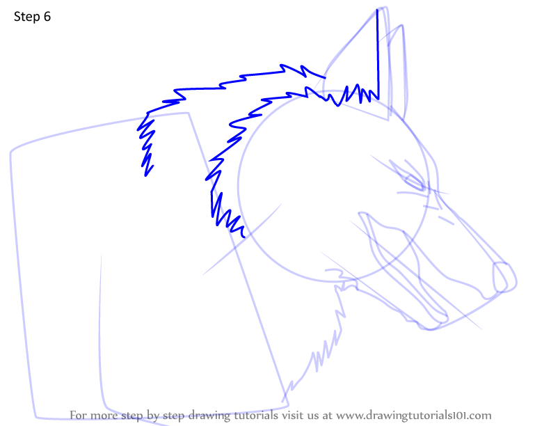 How to Draw Moro from Princess Mononoke (Princess Mononoke) Step by ...