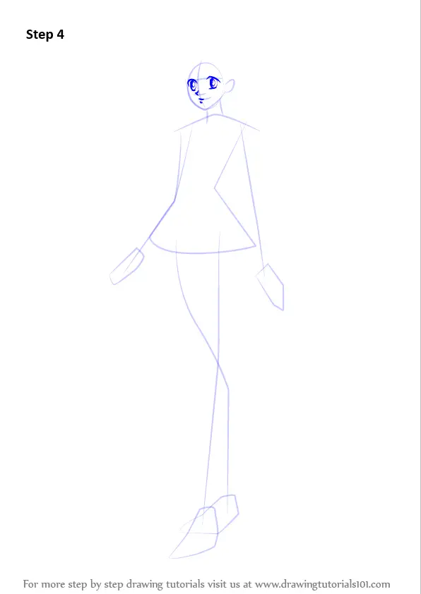 How To Draw Sailor Mercury From Sailor Moon (sailor Moon) Step By Step 