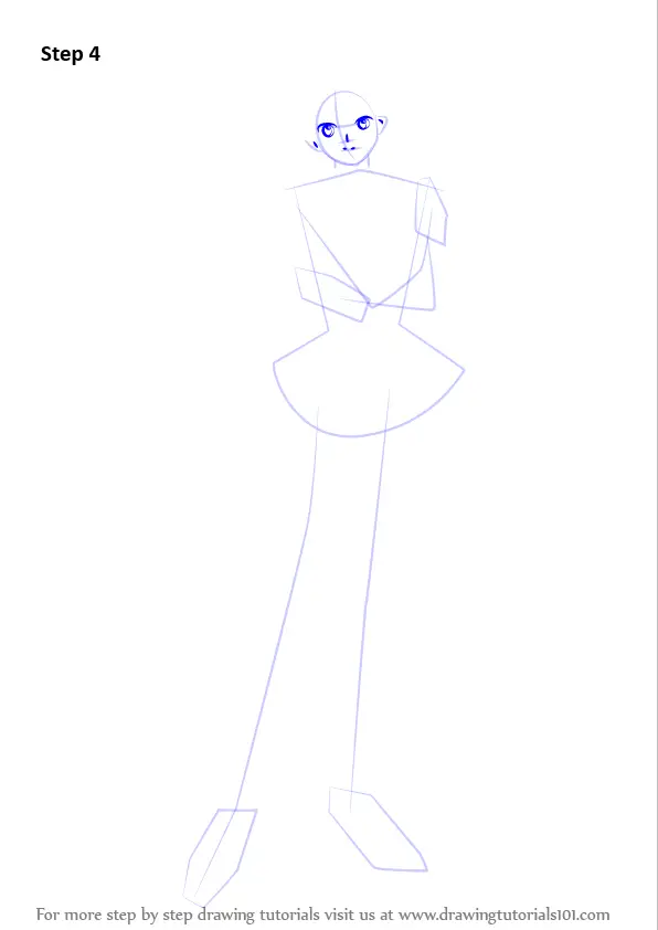 How To Draw Sailor Uranus From Sailor Moon (sailor Moon) Step By Step 