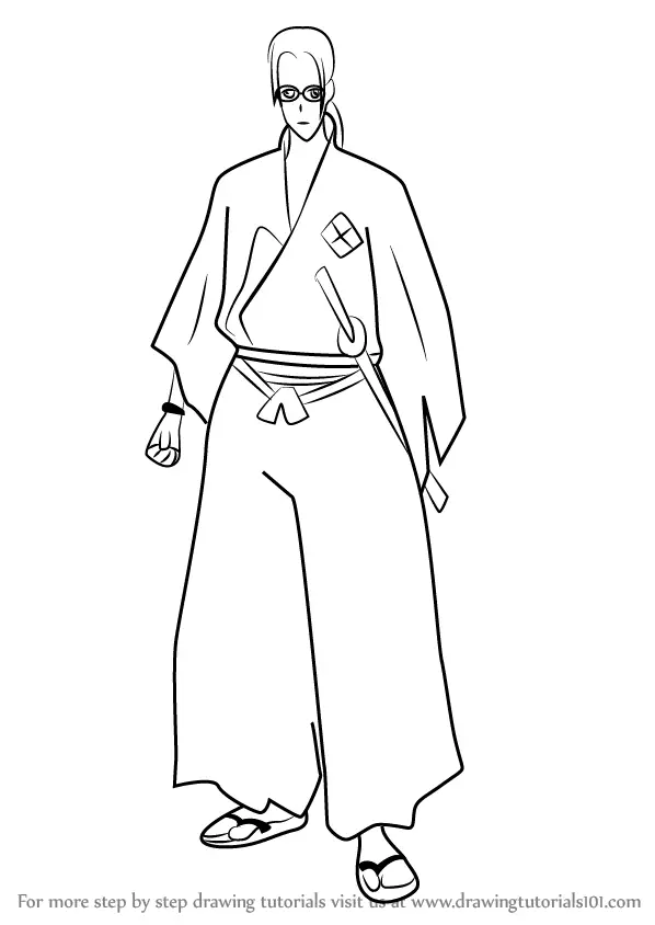 How to Draw Jin from Samurai Champloo (Samurai Champloo) Step by Step ...