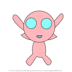 How to Draw Baru from Sgt. Frog