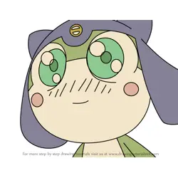 How to Draw Karara from Sgt. Frog