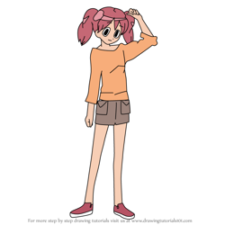 How to Draw Natsumi Hinata from Sgt. Frog