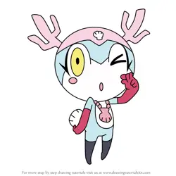 How to Draw Raruru from Sgt. Frog