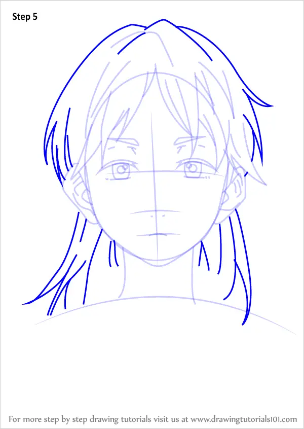 How to Draw Nao Kashiwagi from Shigatsu wa Kimi no Uso (Shigatsu wa ...